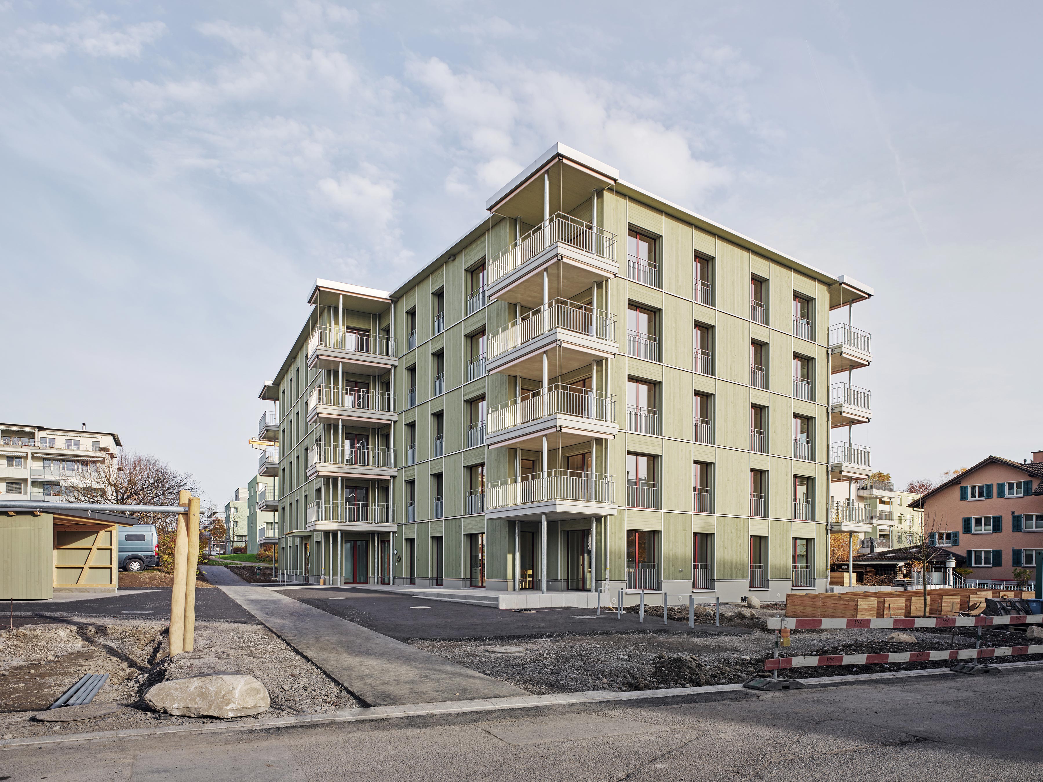 Neubau Mehrfamilienhaus Oele Steinhausen - Foto aussen